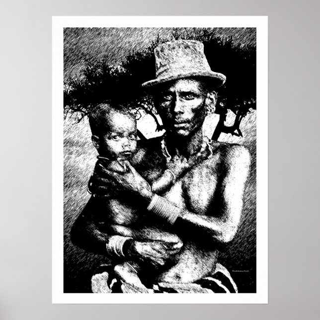 Affiche Père et enfant (Devant)