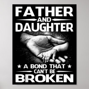 Affiche Père et fille un lien qui ne peut pas être brisé