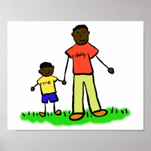 Affiche Père et Fils Personnalité Personnalité Famille Per