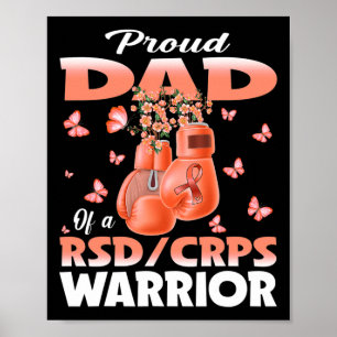Affiche Père Fière D'Un Rsd Crps Guerrier Boxe De Sensibil