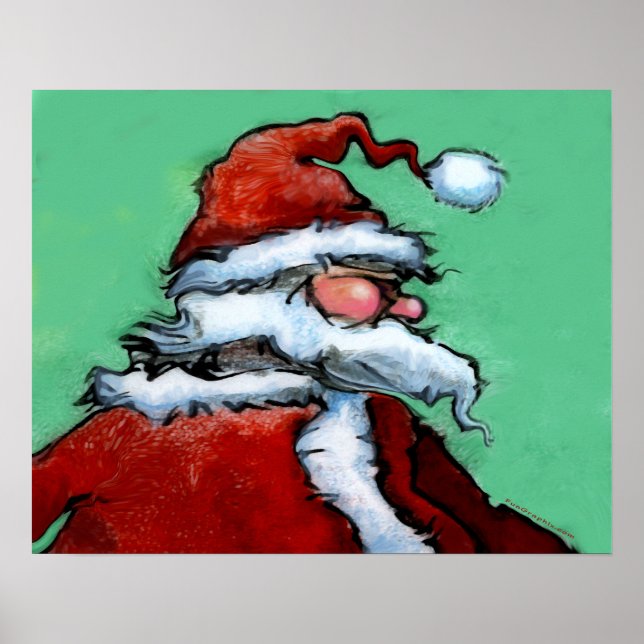 Affiche père Noël (Devant)