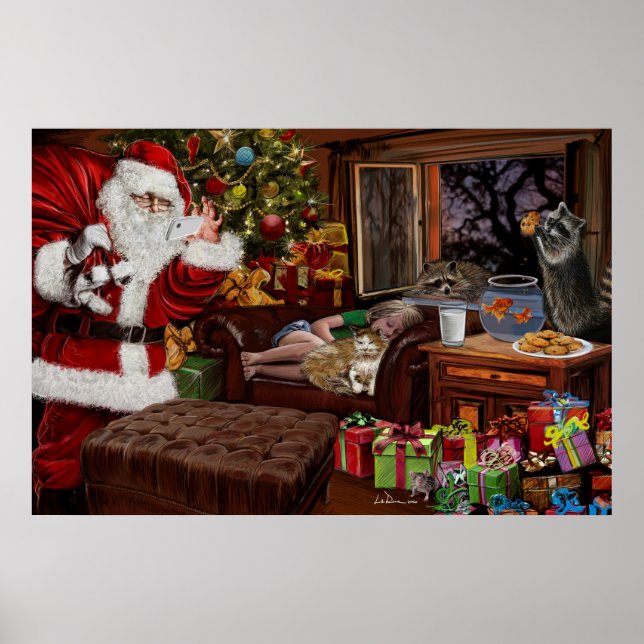 Affiche Père Noël (Devant)