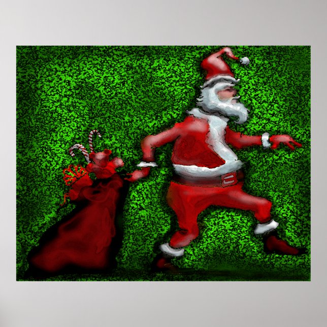 Affiche père Noël (Devant)