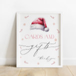 Affiche Père Noël Baby Christmas Baby showers cartes et ca<br><div class="desc">Père Noël Baby Christmas Baby shower Cartes et Cadeaux Poster. Éléments correspondants disponibles.</div>