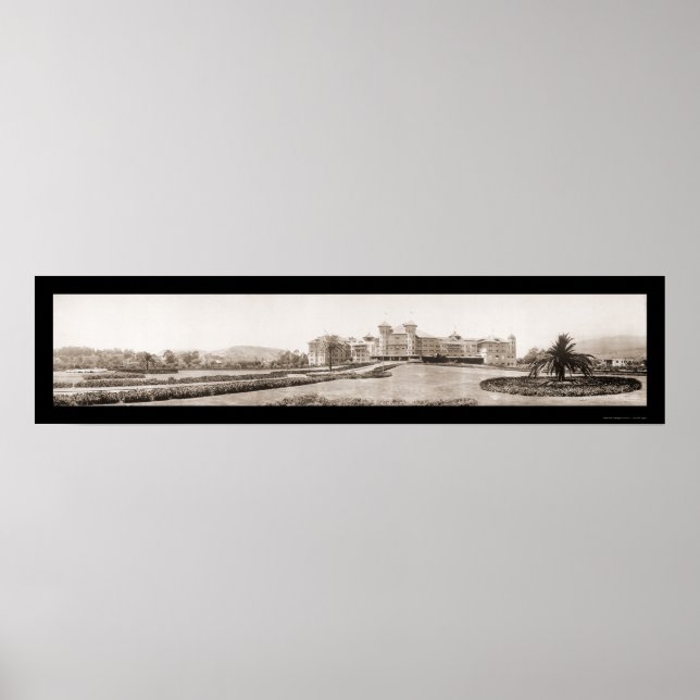 Affiche Père Noël Barbara CA Hotel Potter Photo 1909 (Devant)