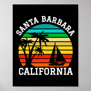 Affiche Père Noël Barbara California Chemises Correspondan