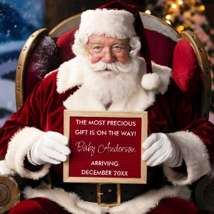 Affiche Père Noël Christmas Holidays Faire-part de grosses