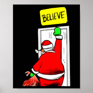 Affiche Père Noël Croyez Noël