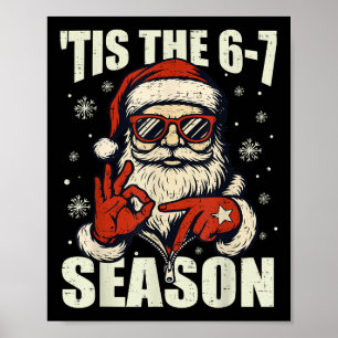 Affiche Père Noël de Noël C'est la Saison 67 Mème Numéro S