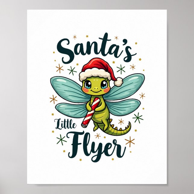 Affiche Père Noël Dragonfly (Devant)