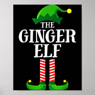 Affiche Père Noël elfes assortis famille groupe Noël Party