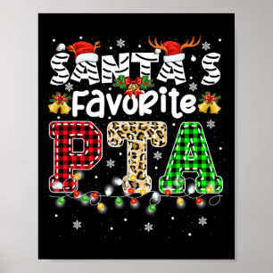 Affiche Père Noël Favori PTA Thérapiste de Noël