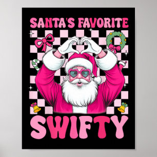 Affiche Père Noël Favorite Swifty Joyeux Noël Super Xma