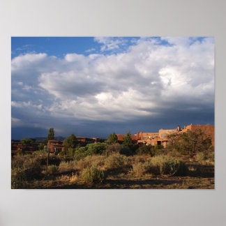 AFFICHE PÈRE NOËL FE, NOUVEAU MEXIQUE