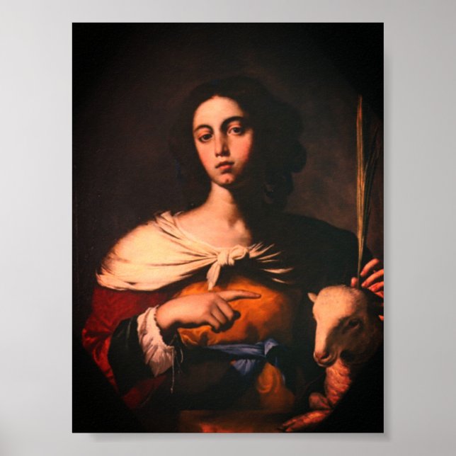 Affiche Père Noël Inés (par Guarino, 1650) (Devant)