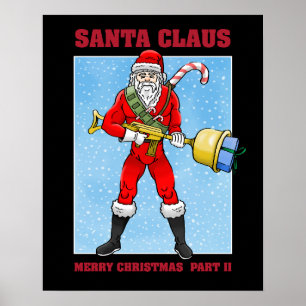 Affiche Père Noël Joyeux Noël 2ème partie
