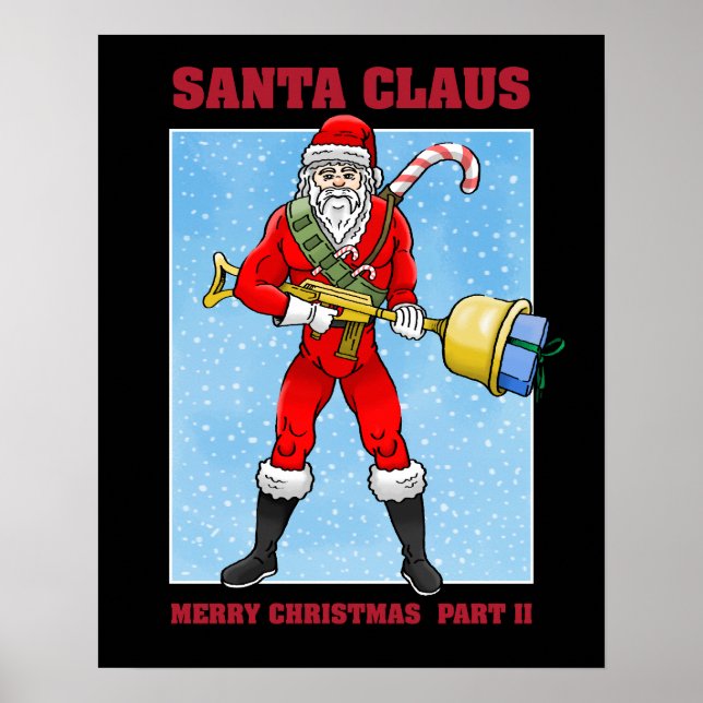 Affiche Père Noël Joyeux Noël 2ème partie (Devant)