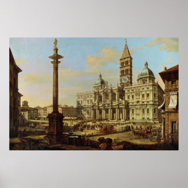 Affiche Père Noël Maria Maggiore, Rome, 1739 (Devant)