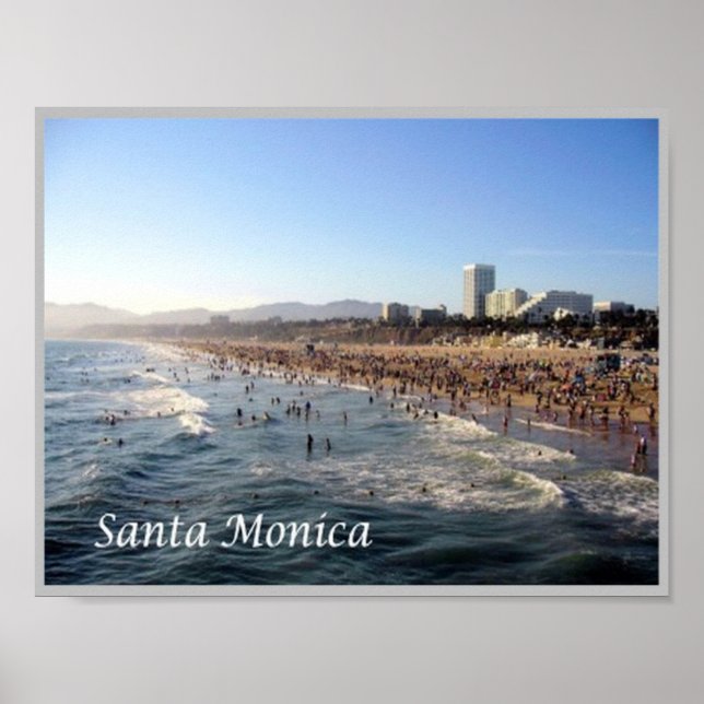 Affiche Père Noël Monica - États-Unis - (Devant)