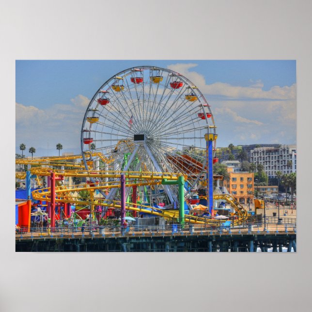 Affiche Père Noël Monica Pier (Devant)