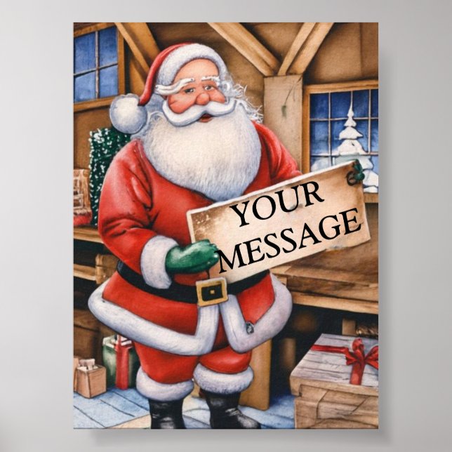 Affiche Père Noël Personal Message Board : A Christmas Kee (Devant)