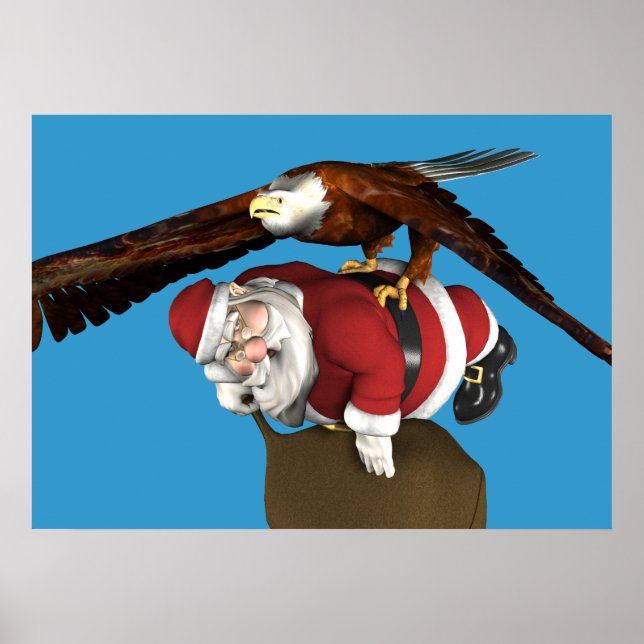 Affiche Père Noël Pourrait Venir Un Peu Plus Tard (Devant)