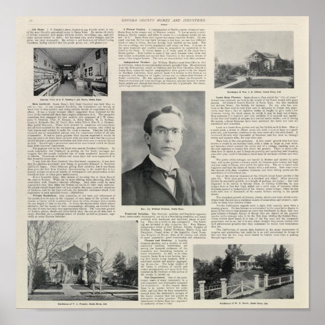 Affiche Père Noël Rosa, Californie 3 (Devant)