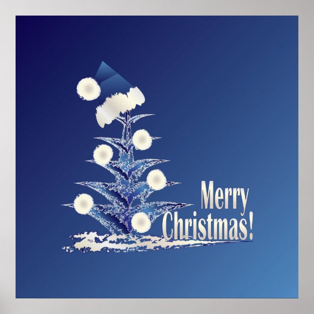 Affiche Père Noël's Christmas tree (Devant)