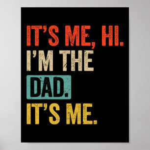 Affiche Père&#; s Jour Drôle Son Moi Hi I&#; m Le Père Son