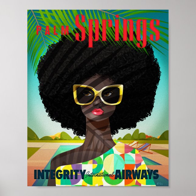 Affiche Perfectly Palm Springs Art Print (Devant)