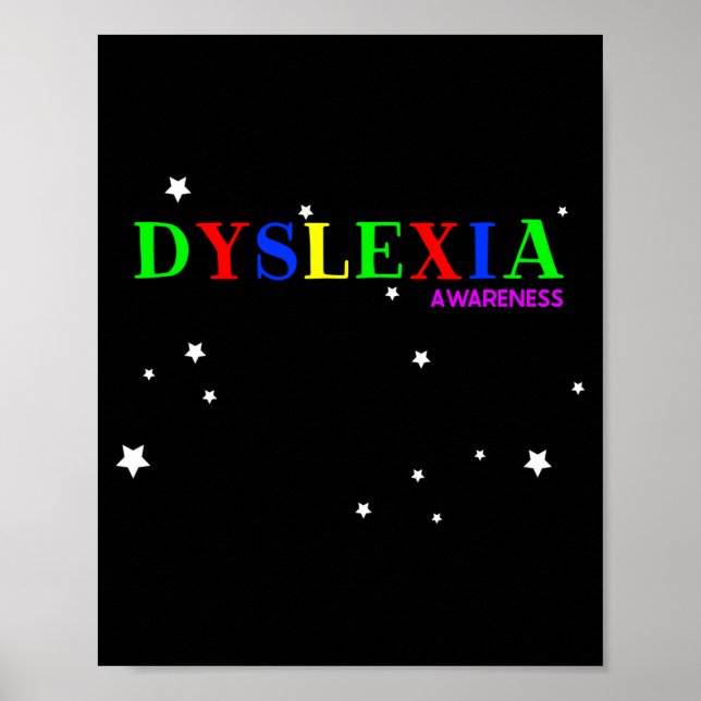 Affiche Performance de sensibilisation à la dyslexie  (Devant)