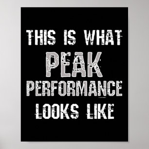 Affiche Performances de pointe Drôle Fitness Fitness Salle
