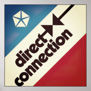 Affiche Performances Mopar rétro