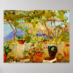Affiche Pergola méditerranéenne par Konstantin Gorbatov