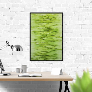 Affiche Péridot vert Abstrait