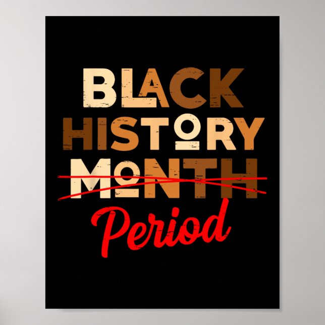Affiche Période du mois de l'histoire noire Melanin Junett (Devant)