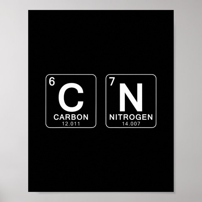 Affiche Periodic Table 67 Meme Funny Science Teacher 6 7 B (Devant)