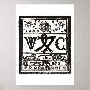 Affiche Périphérique d'imprimante Wynkyn de Worde Gravure
