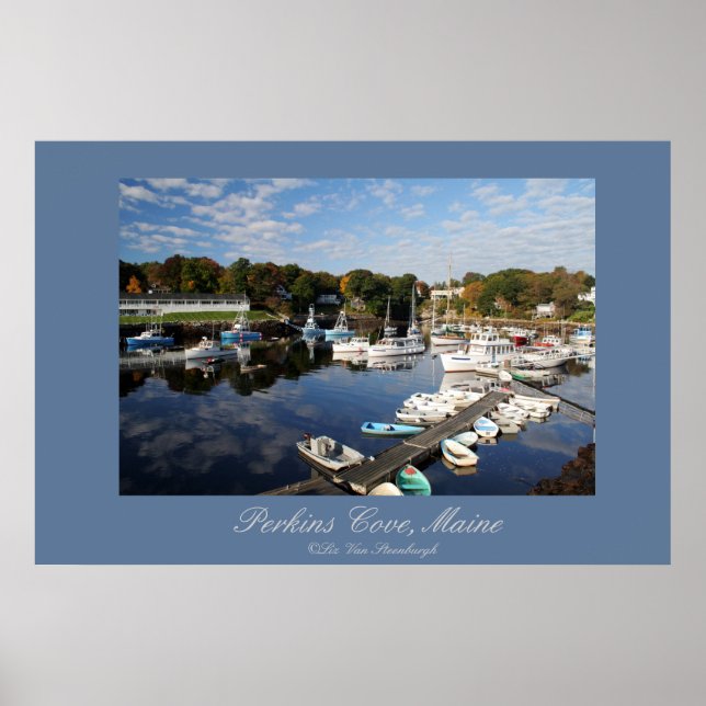 Affiche Perkins Cove, Maine Imprimer (Devant)
