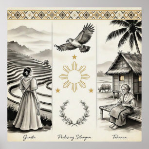 Affiche Perles de l'Orient-Foyer-Gunita-Patrimoine Filipin