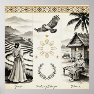 Affiche Perles de l'Orient-Foyer-Gunita-Patrimoine Filipin
