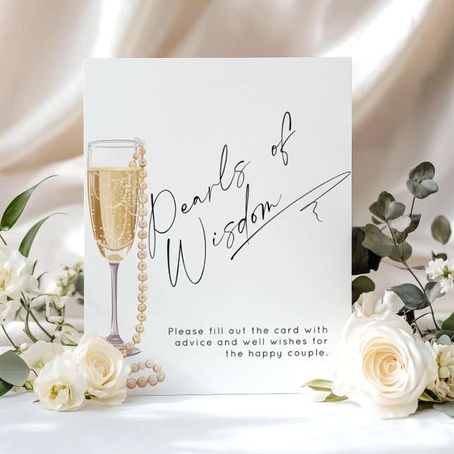 Affiche Perles de sagesse Conseils et voeux pour couple (Créateur téléchargé)