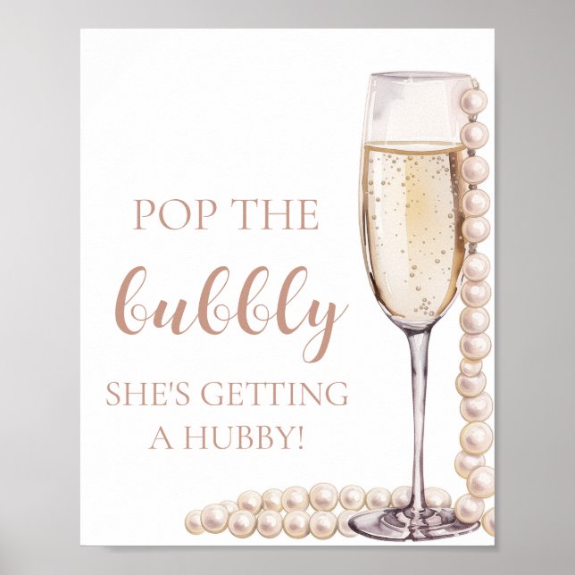 Affiche Perles Poursuivre Pop La Bubbly Elle se fait hubby (Devant)