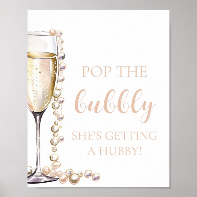 Affiche Perles Poursuivre Pop La Bubbly Elle se fait hubby (Devant)