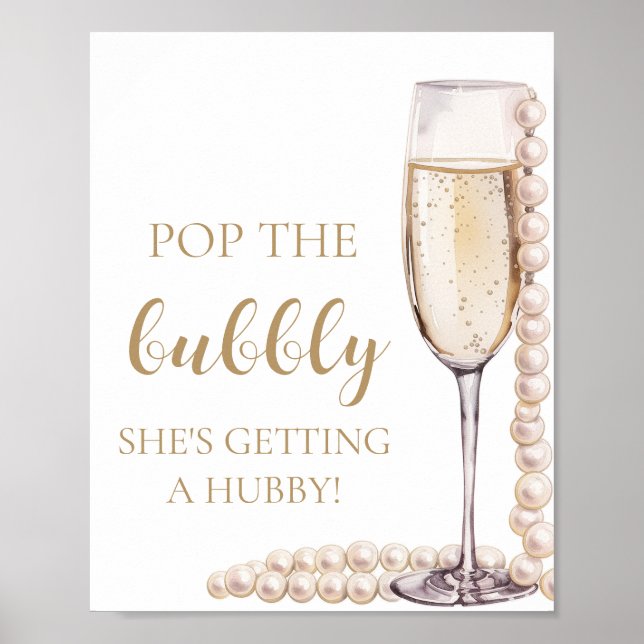 Affiche Perles Poursuivre Pop La Bubbly Elle se fait hubby (Devant)