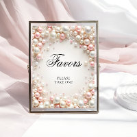Perles roses et blanches Fêtes des mariées privilé