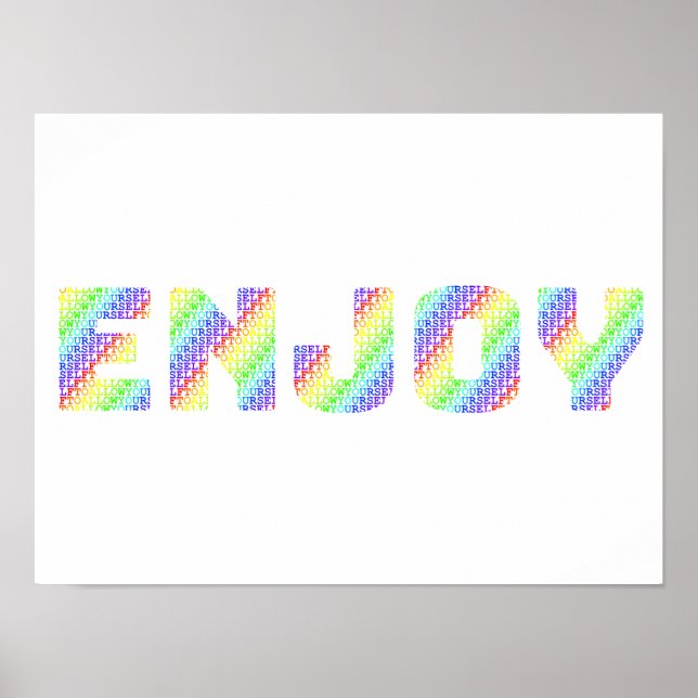 Affiche Permission to Play: Allow Yourself to ENJOY Rainbo (Devant)