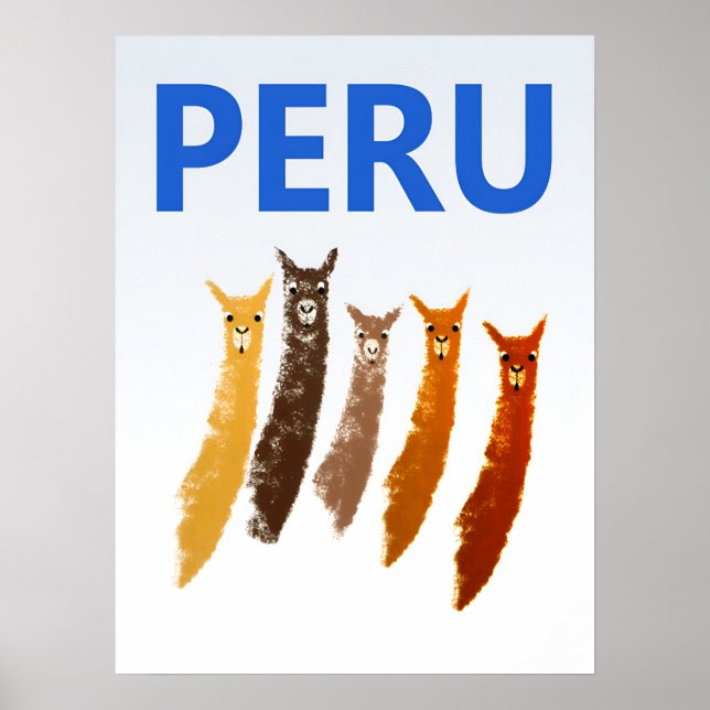 affiche Pérou (Devant)