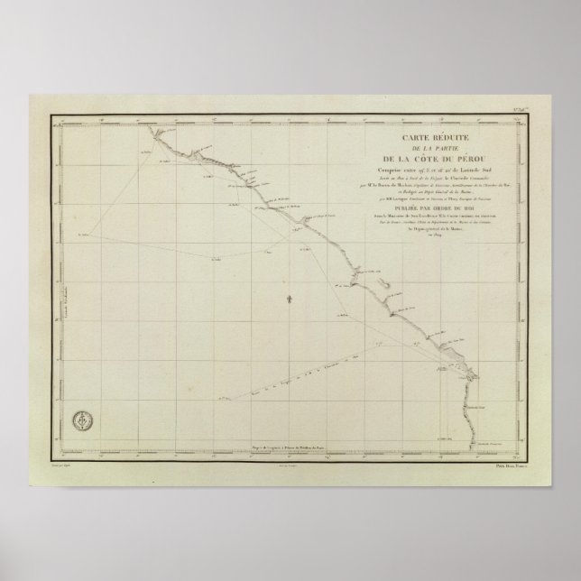 Affiche Pérou, Chili (Devant)