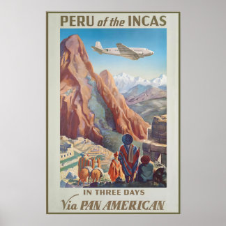Affiche Pérou des Incas en trois jours via Pan American